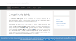 Desktop Screenshot of canastillasbebe.net