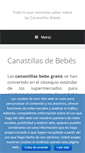 Mobile Screenshot of canastillasbebe.net